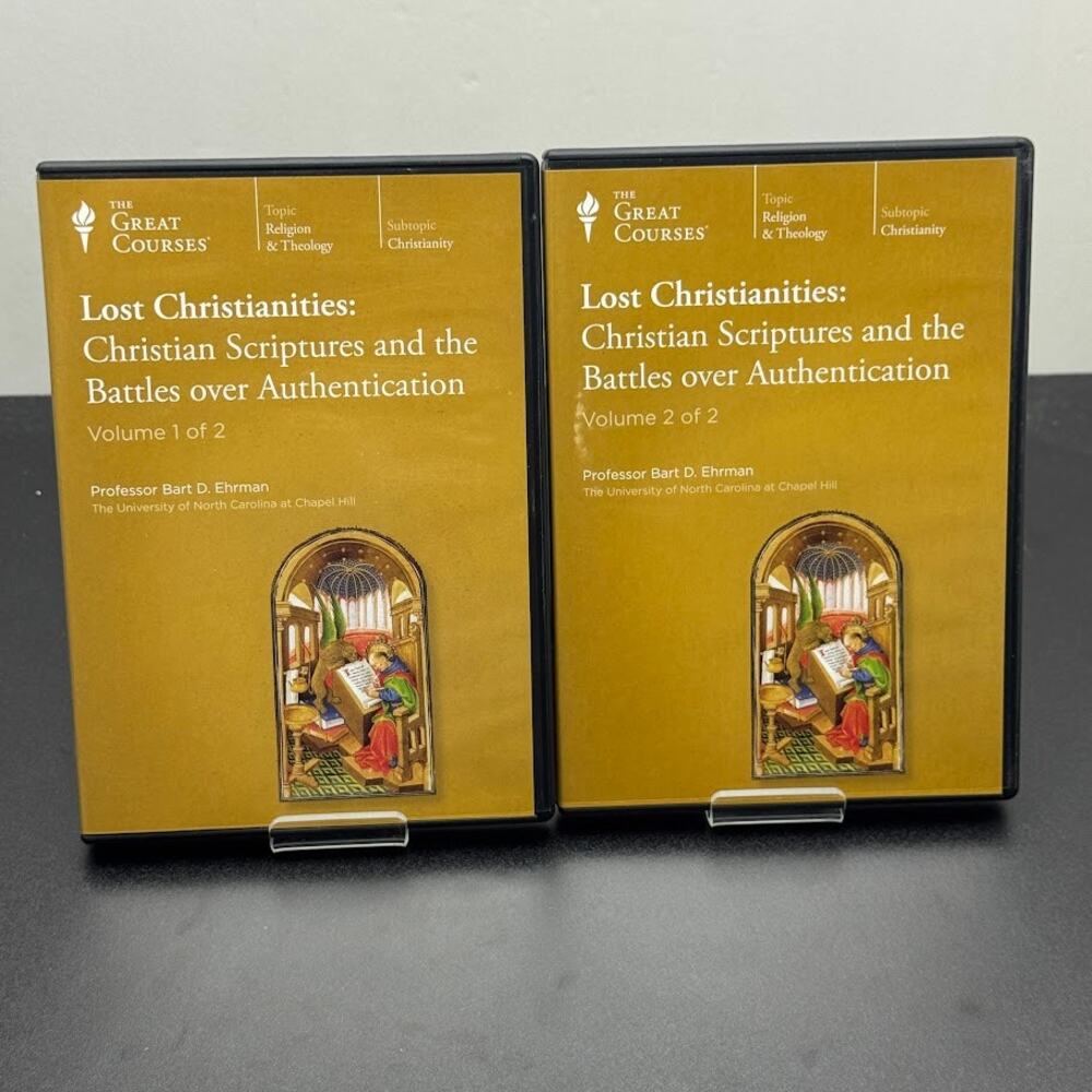 The Great Courses Lost Christianities: Christian Scriptures Bart D. Ehrman DVDs